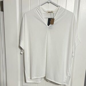 Charlie B Women's Classic White Blouse